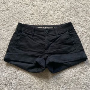 Black American Eagle Khaki Shorts